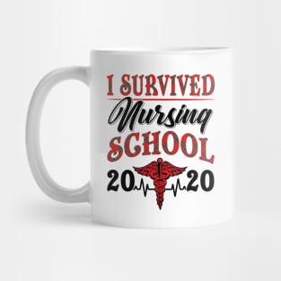 I Survived nursing School 2020 Mug